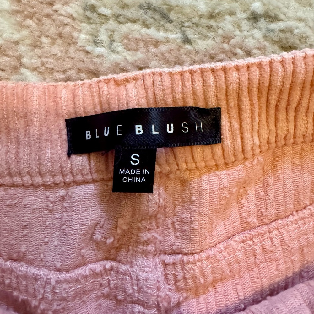 Blue Blush Soft Pink Knit Skirt